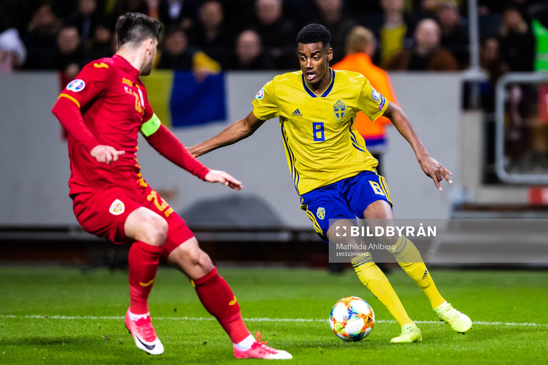 Alexander Isak of Sweden