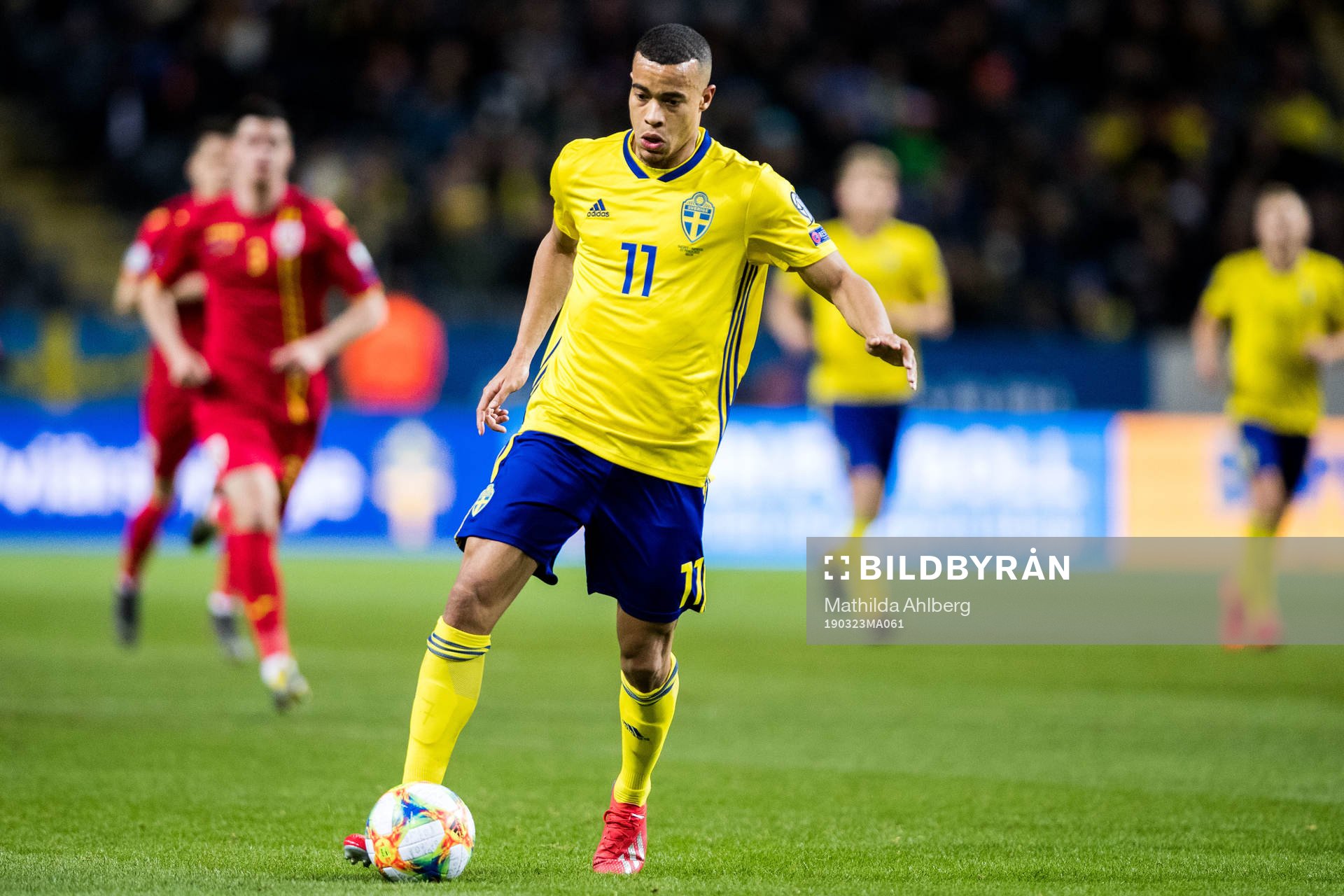 Robin Quaison of Sweden