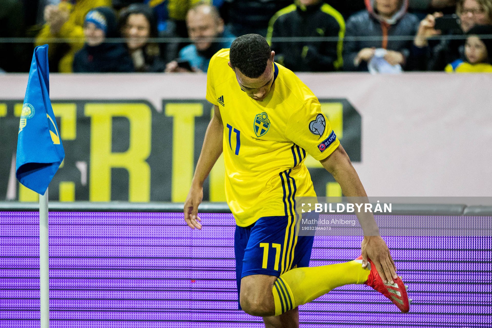 Robin Quaison of Sweden