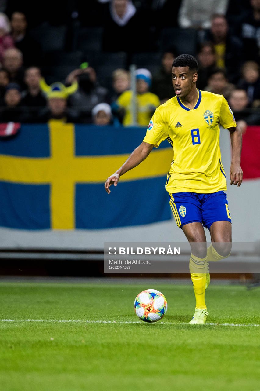 Alexander Isak of Sweden