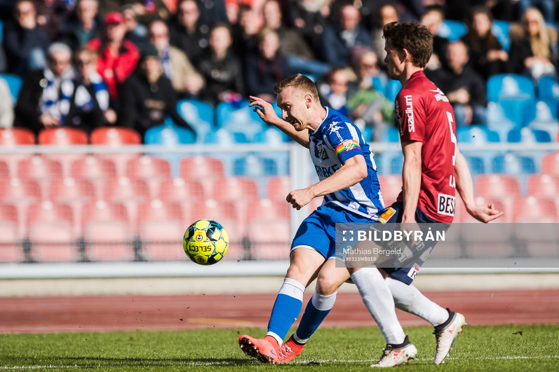 IFK Göteborgs Sebastian Ohlsson och Örgrytes Anton Lans