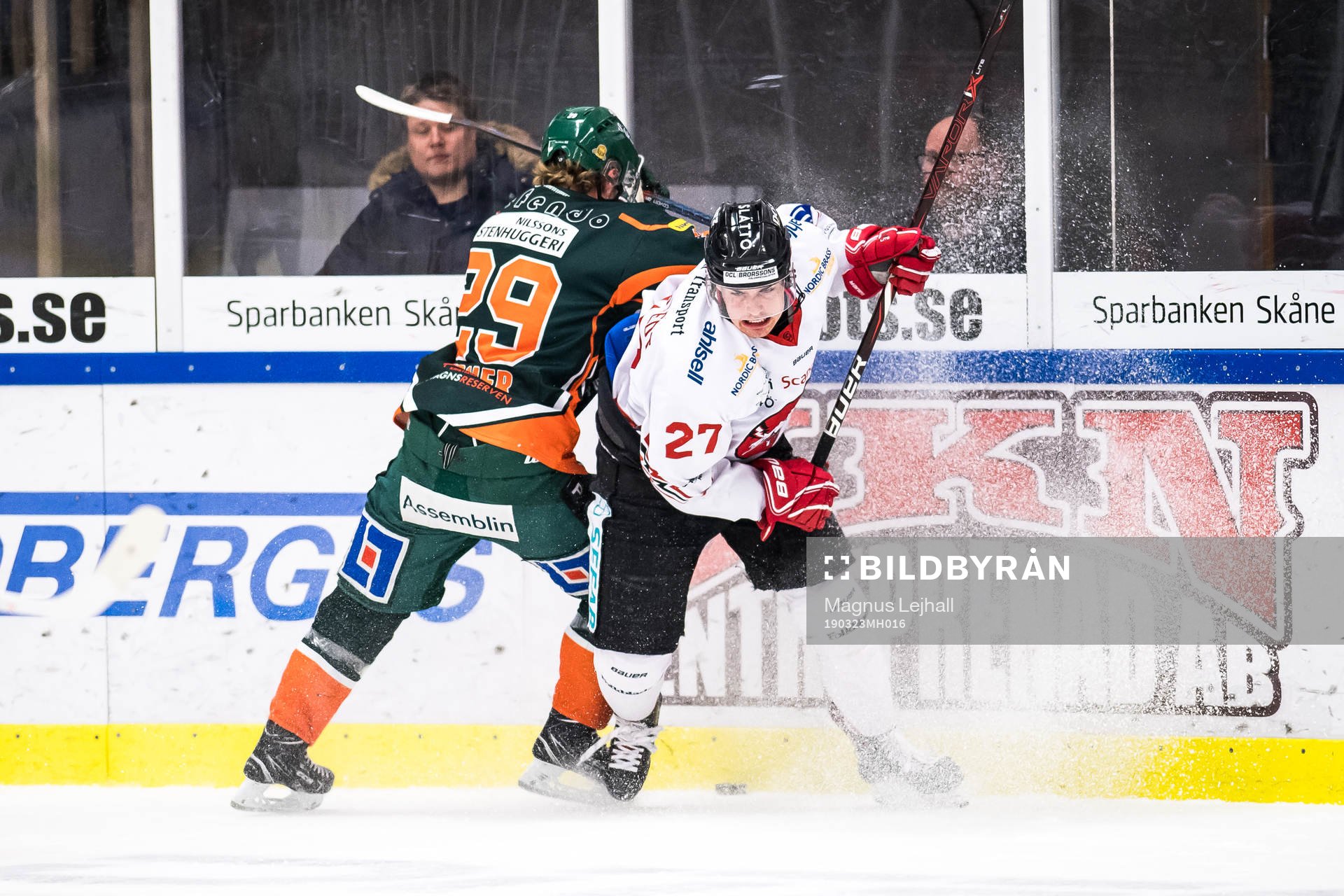 Vita Hästens Arvid Degerstedt  och Kristianstads  Måns