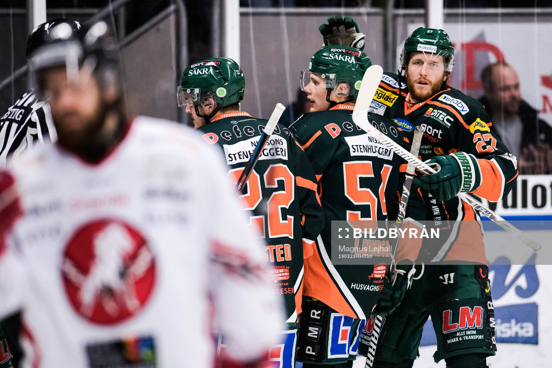 Kristianstads Fredrik Hansson jublar