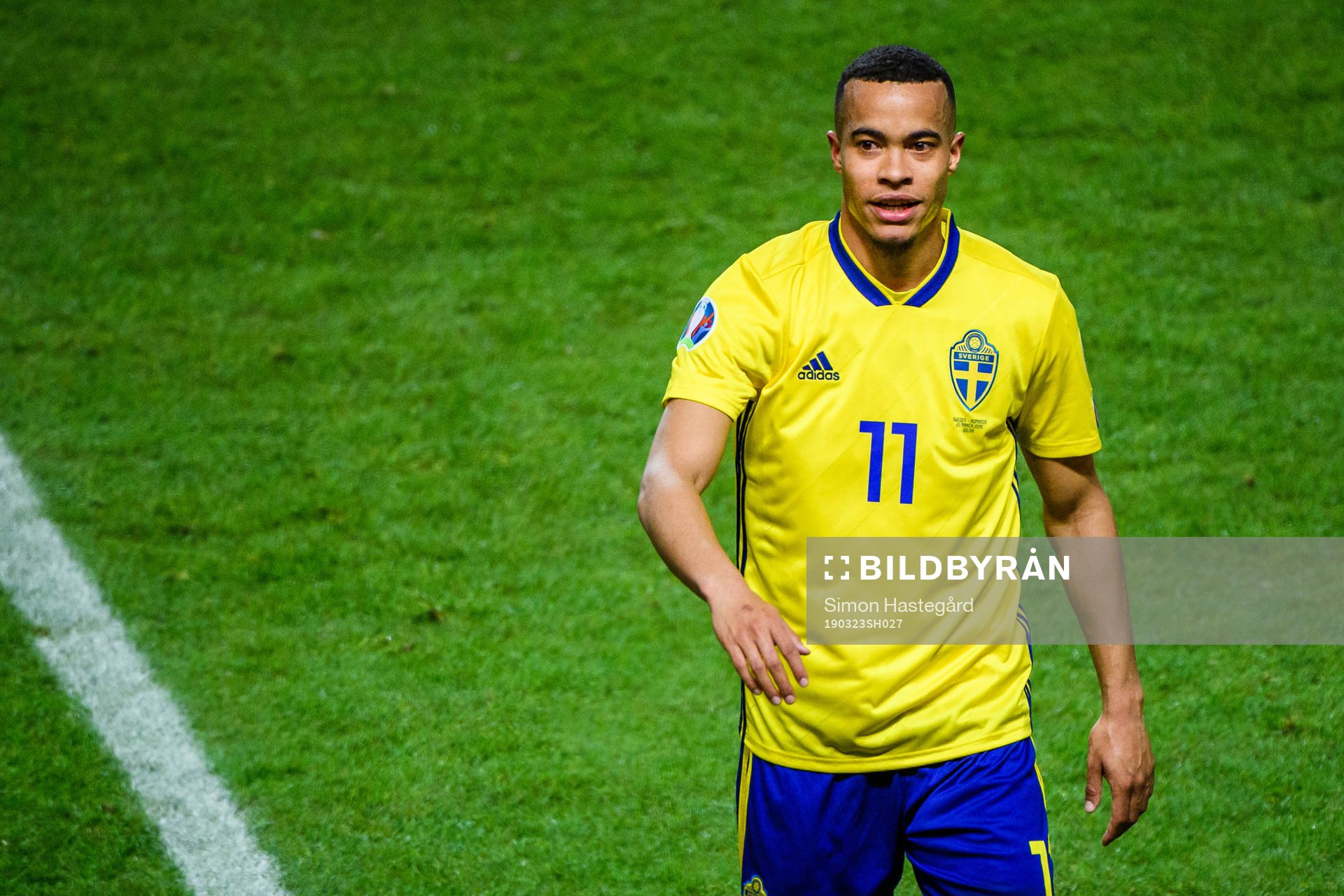 Robin Quaison of Sweden