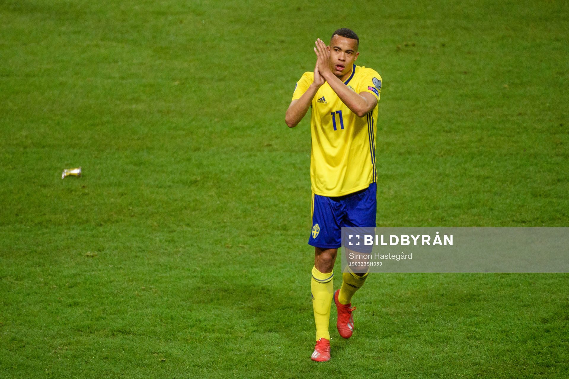 Robin Quaison of Sweden