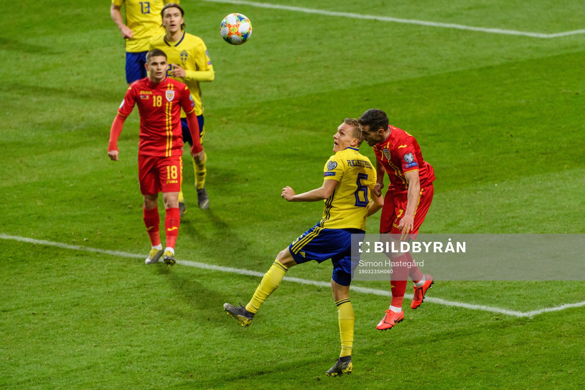 Ludwig Augustinsson of Sweden and Alexandru Chipciu of