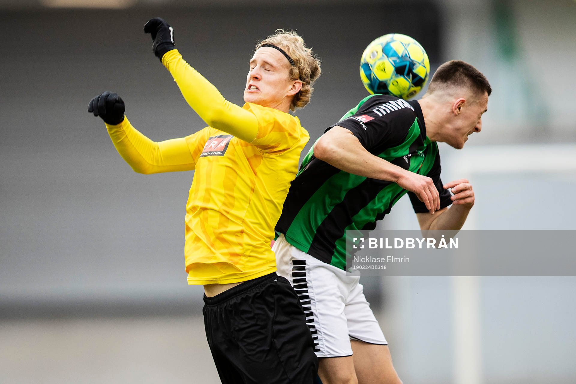 Häckens Gustav Berggren och GAIS Leonard Pllana