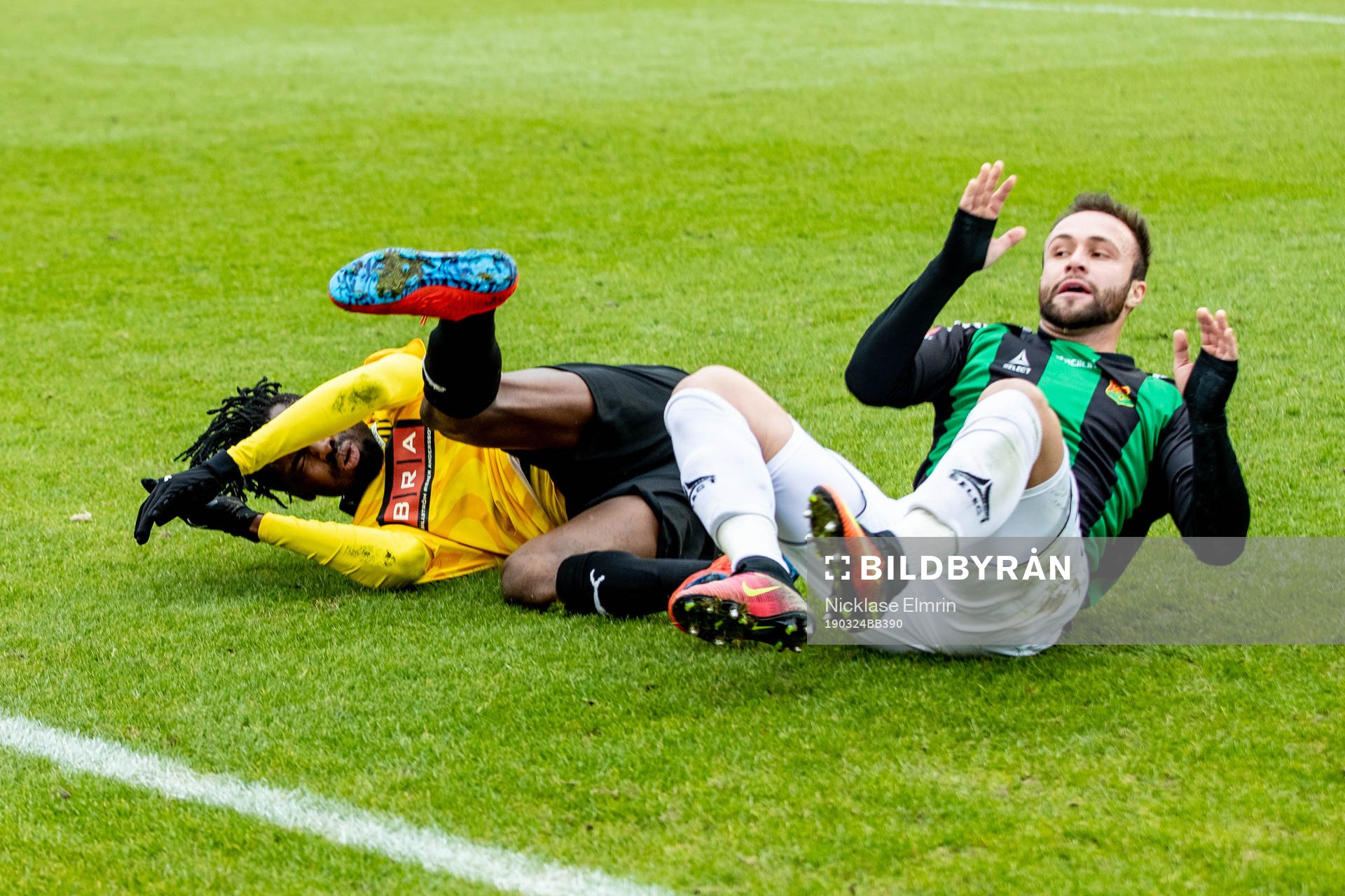 Häckens Kizito Kwame mot GAIS Evaldo Nascimento Lamaur Neto
