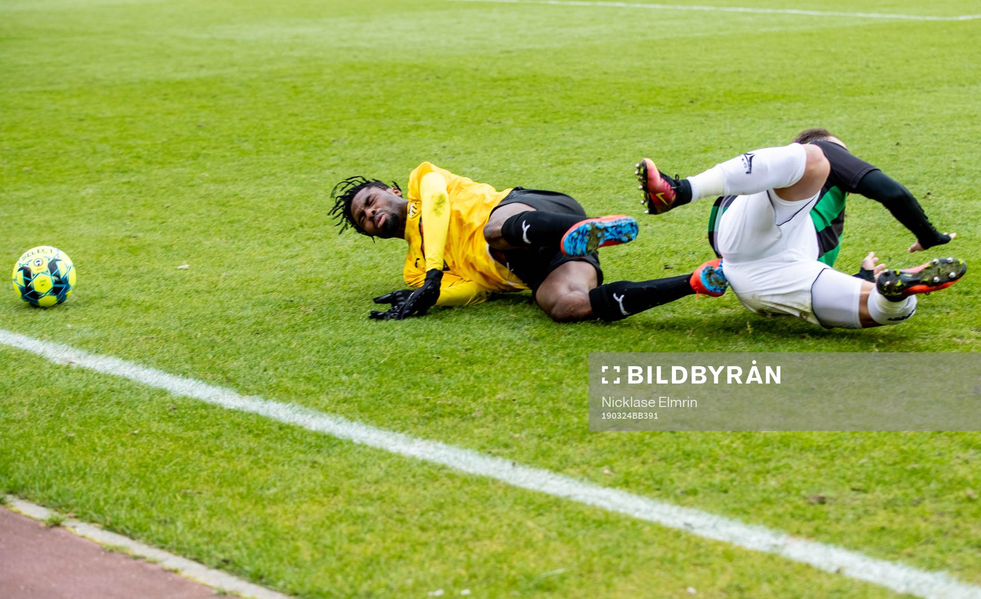 Häckens Kizito Kwame mot GAIS Evaldo Nascimento Lamaur Neto