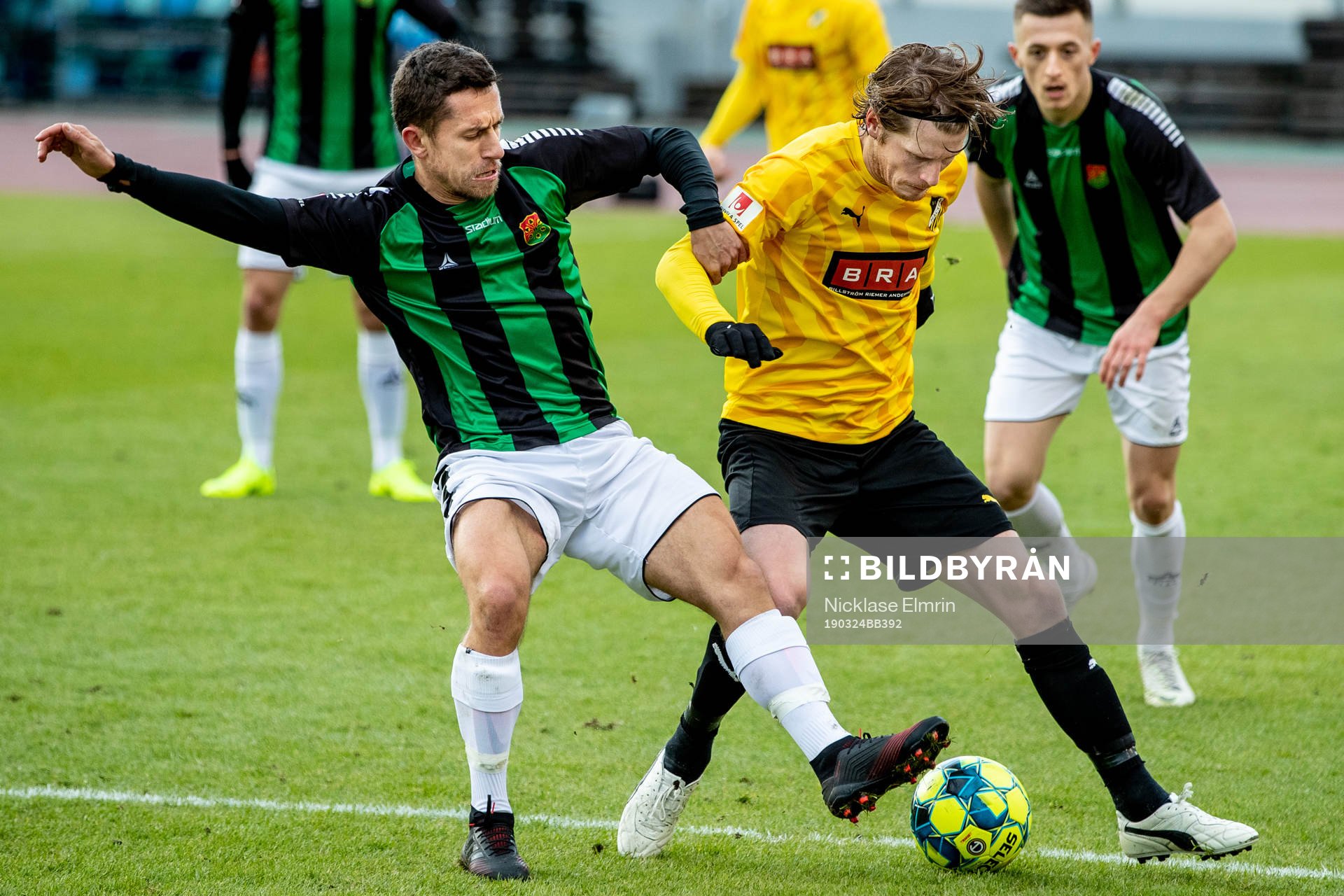 GAIS Predrag Randelovic mot Häckens Erik Friberg