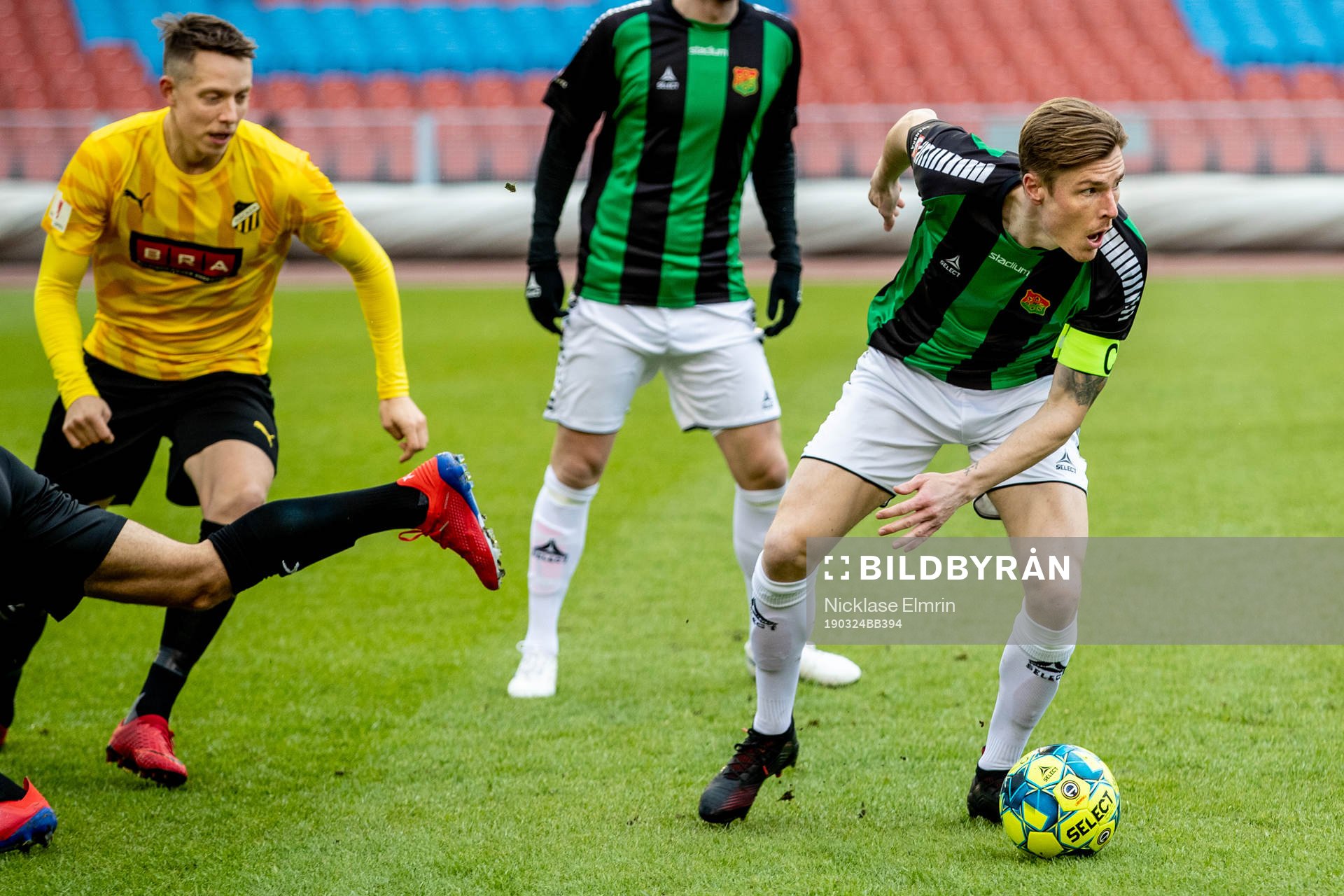 GAIS Marcus Bergholtz och Häckens Viktor Lundberg