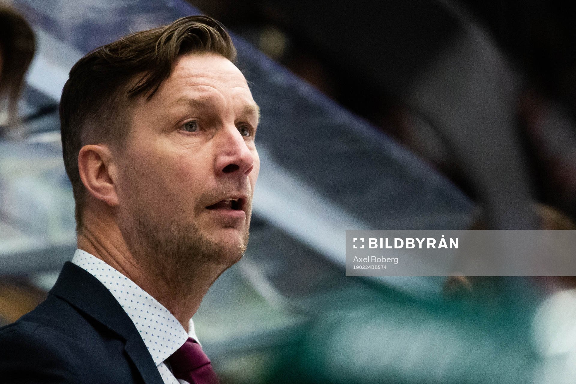 Färjestads tränare Johan Pennerborn