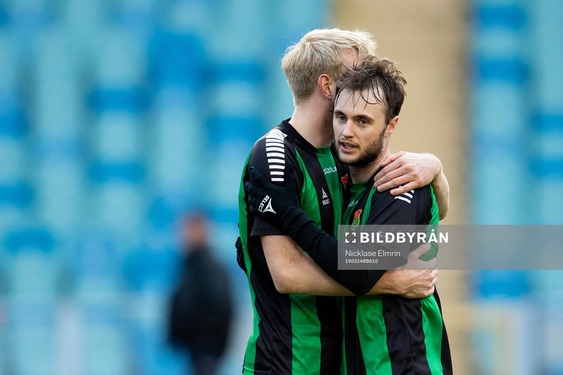 GAIS Niklas Olsson och Carl Nyström jublar