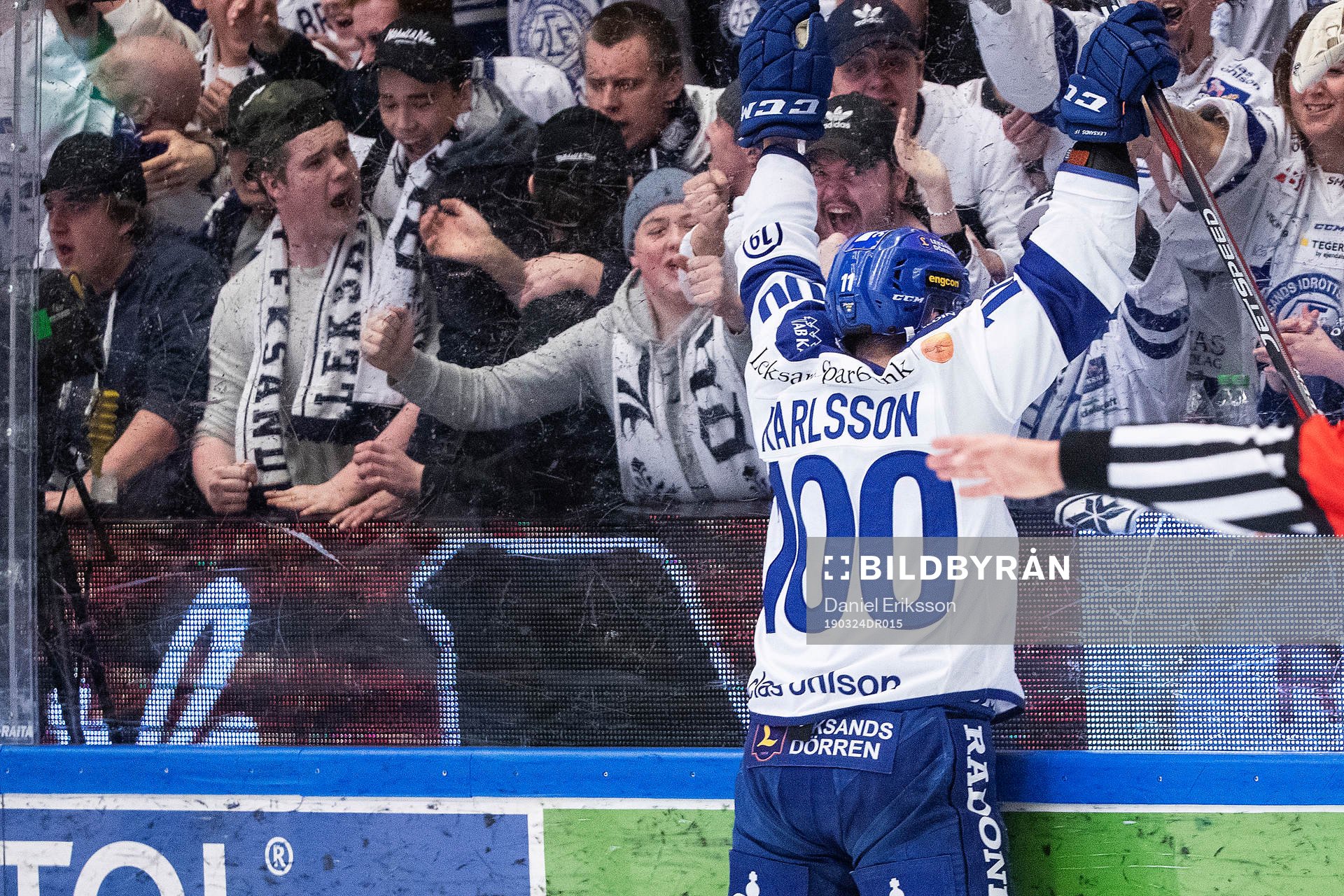 Leksands Martin Karlsson jublar