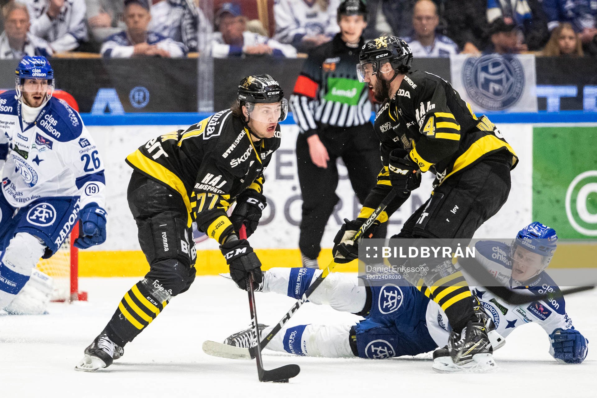 s Simon Fernholm och Ludvig Claesson och Leksands Lucas