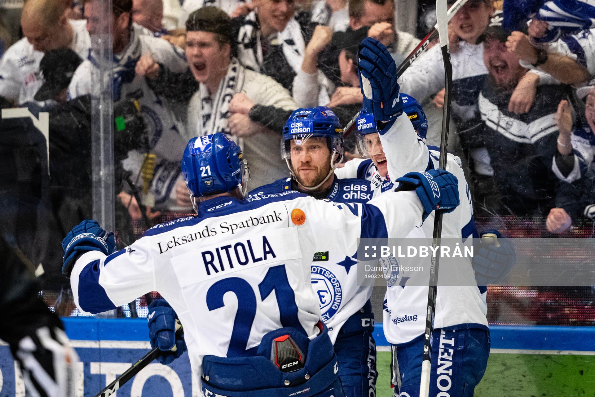 Leksands Martin Karlsson jublar