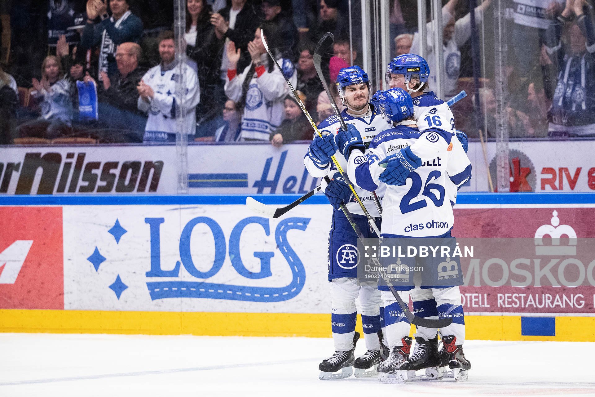 Leksands Daniel Gunnarsson, Thomas Valkvæ Olsen  och Kevin