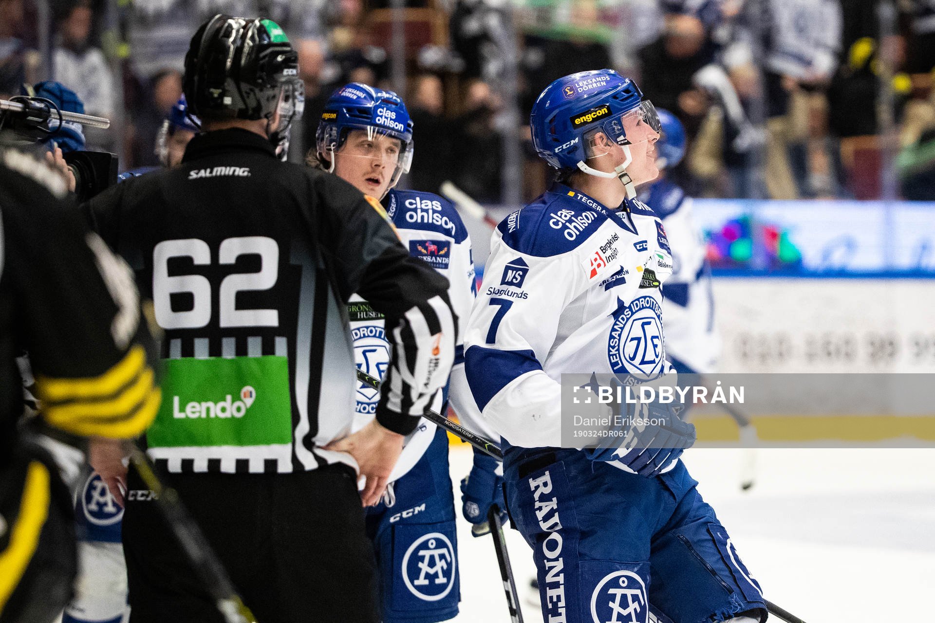 Leksands Lucas Nordsäter jublar