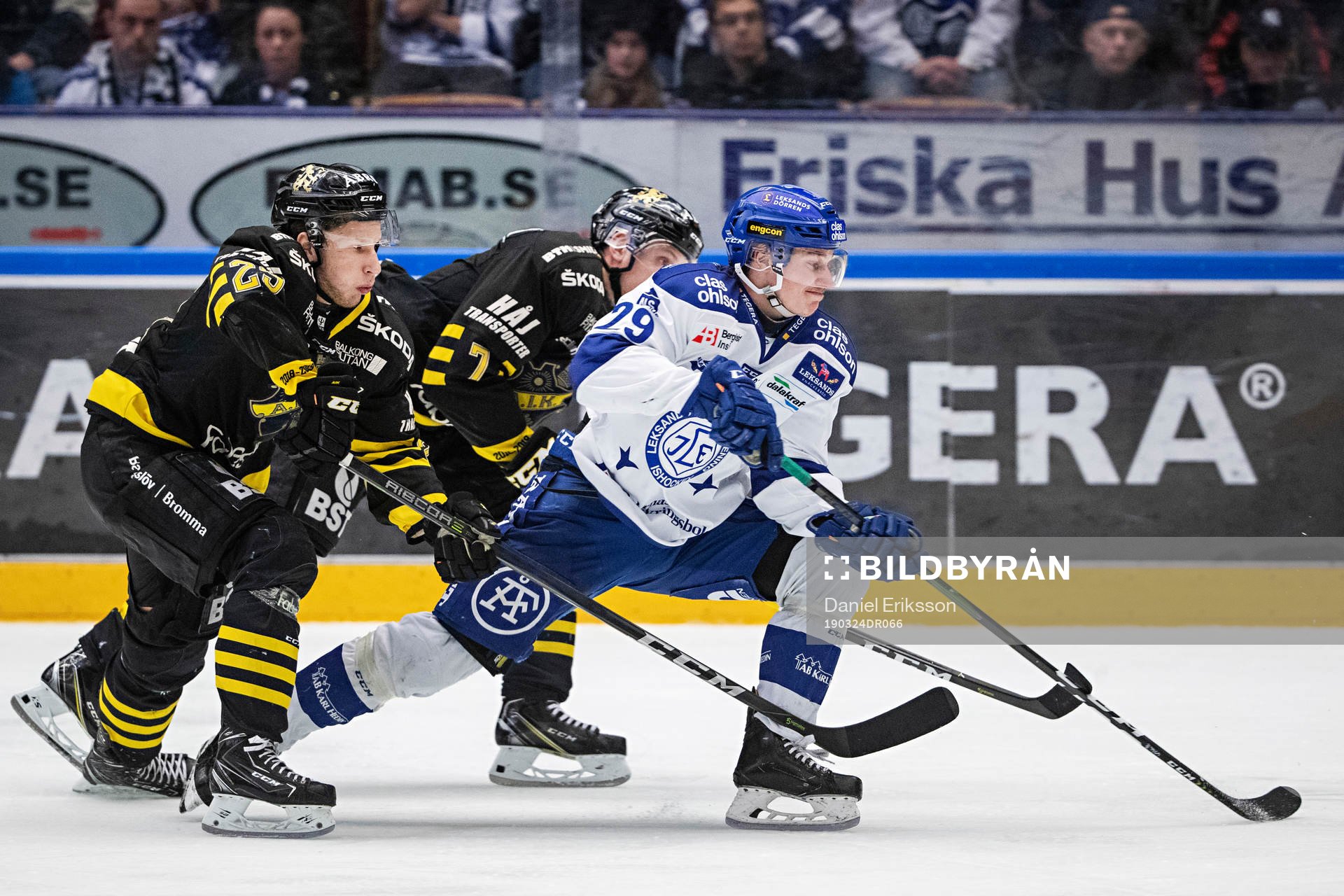 s Fredric Weigel och Eric Castonguay mot Leksands David