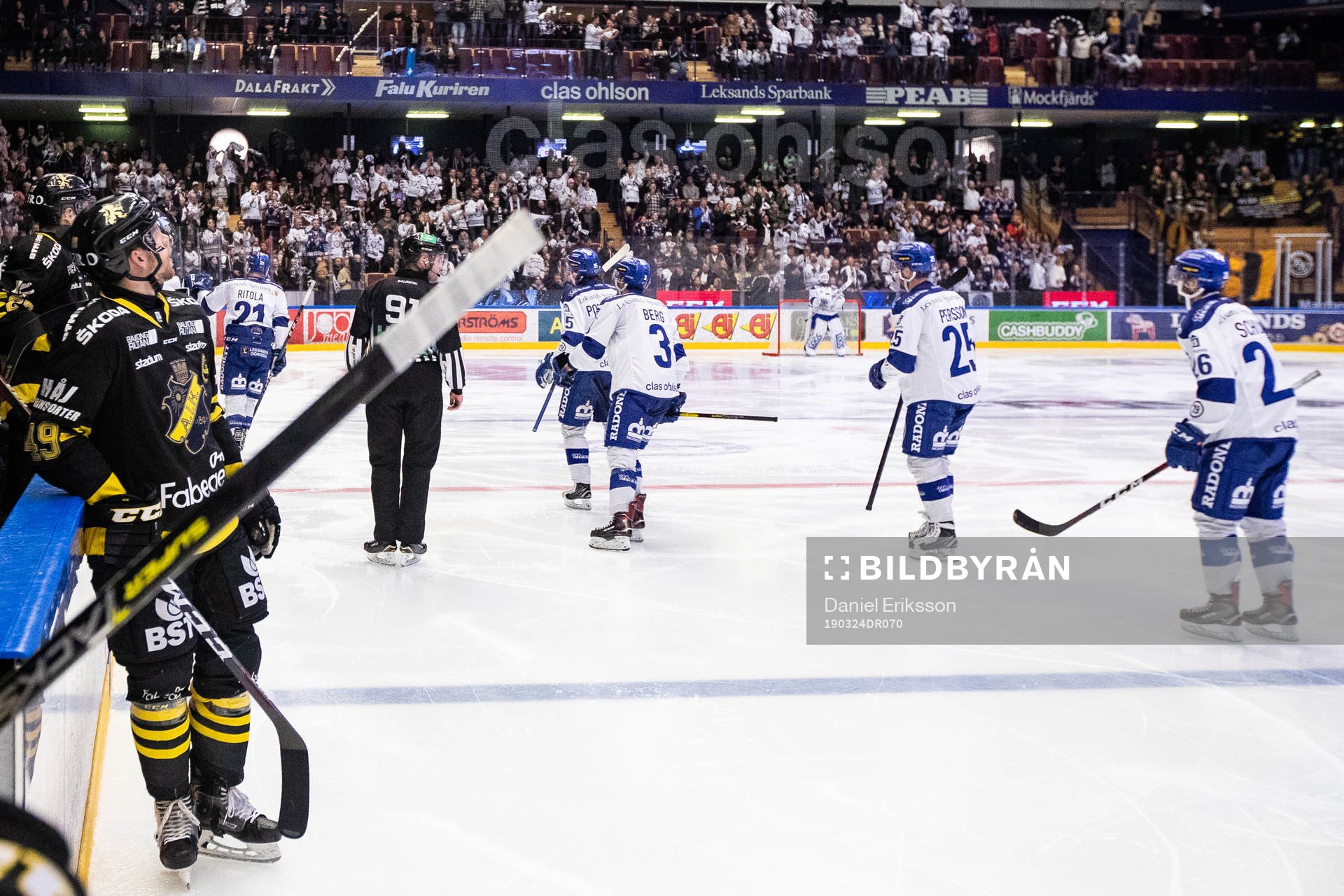 Leksands Mattias Ritola jublar