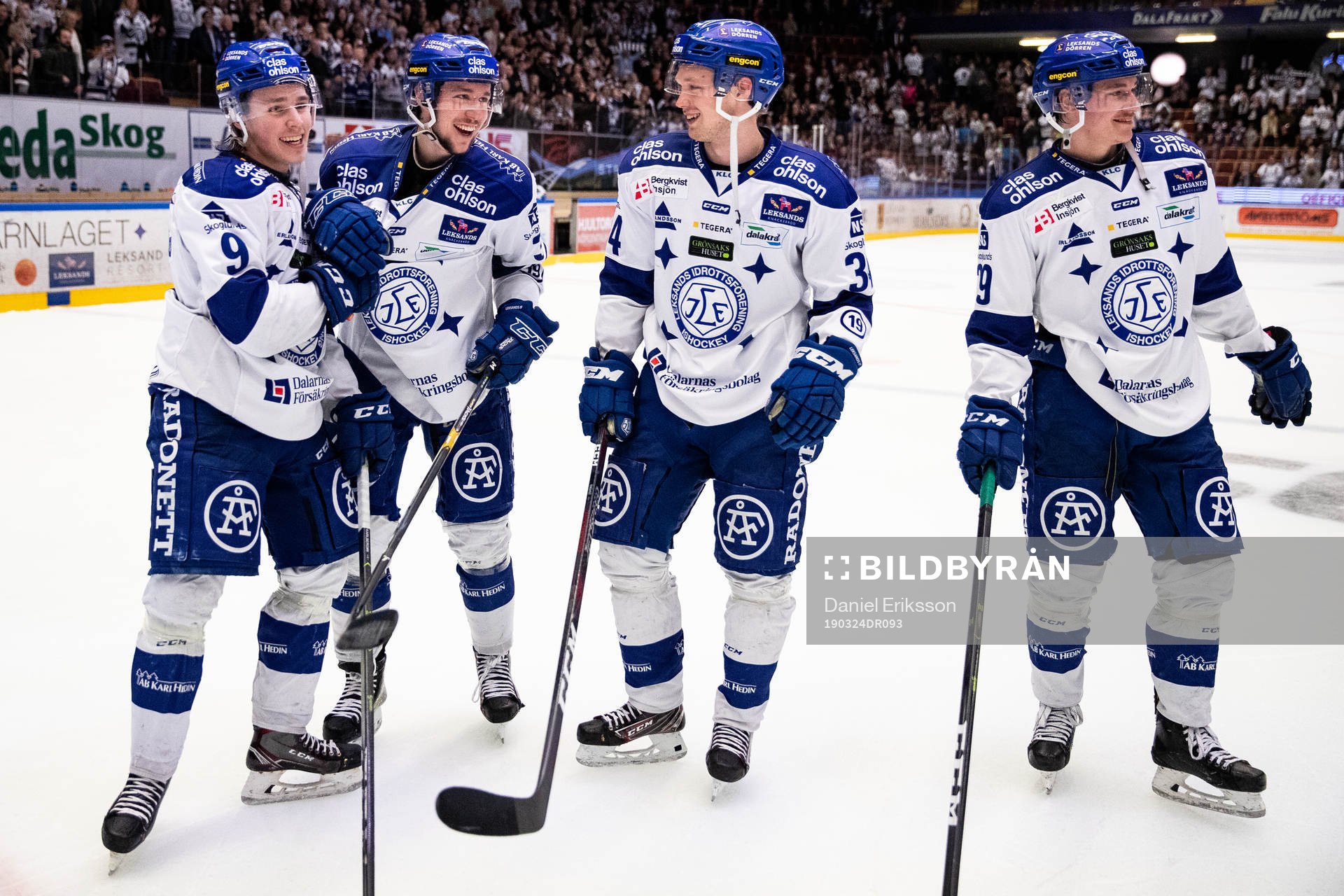 Leksands Marcus Karlberg   och August Berg och Lukas