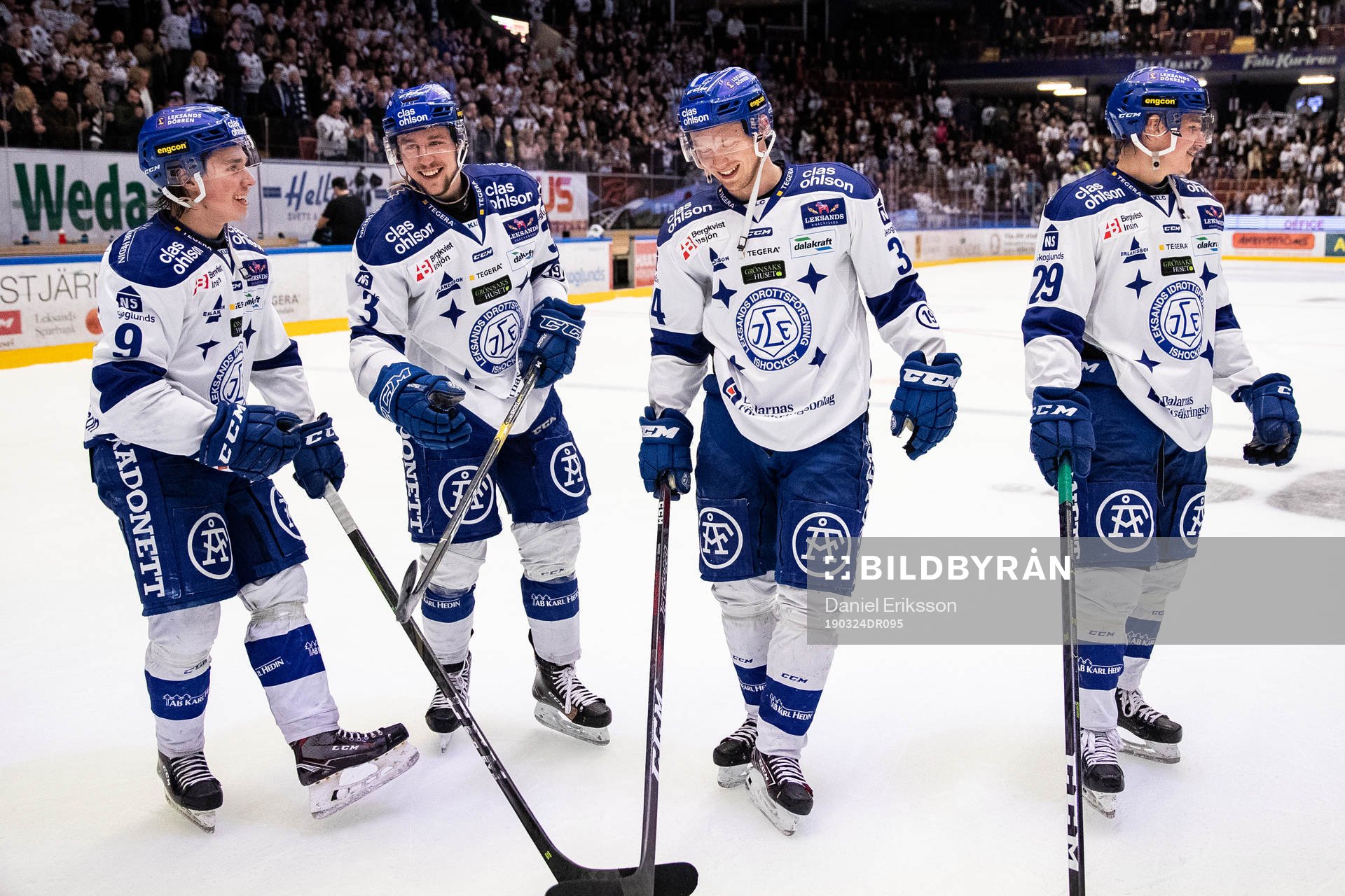 Leksands Marcus Karlberg   och August Berg och Lukas