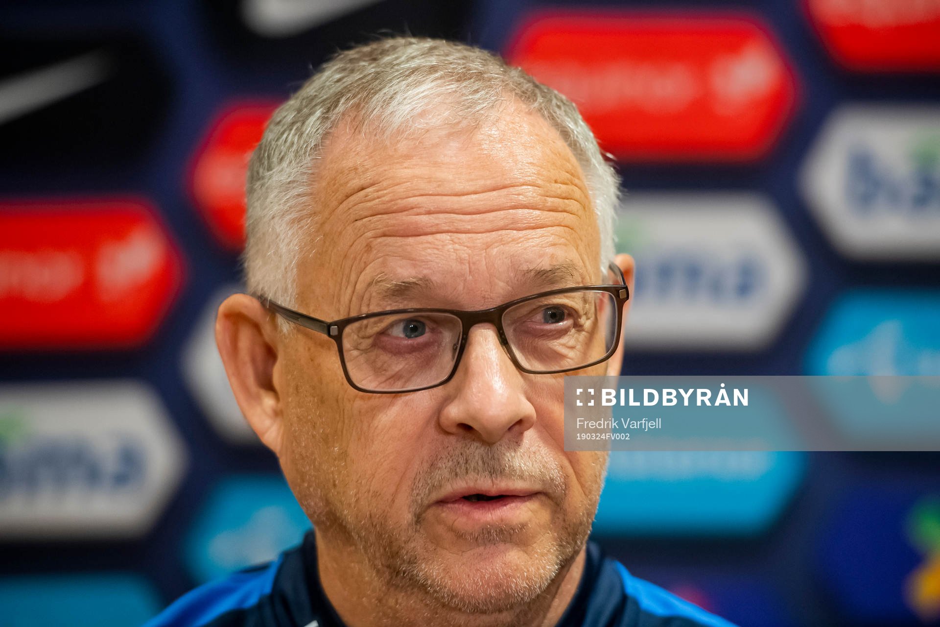 Lars Lagerbäck, head coach of Norway