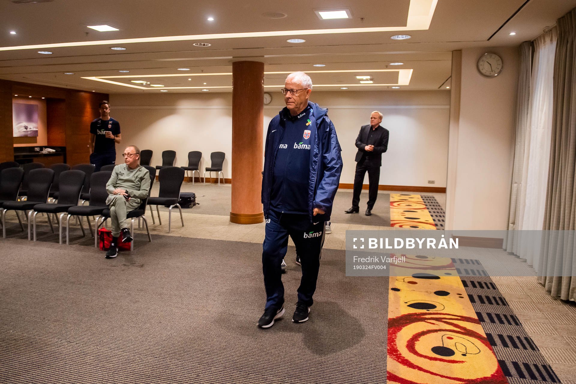 Lars Lagerbäck, head coach of Norway