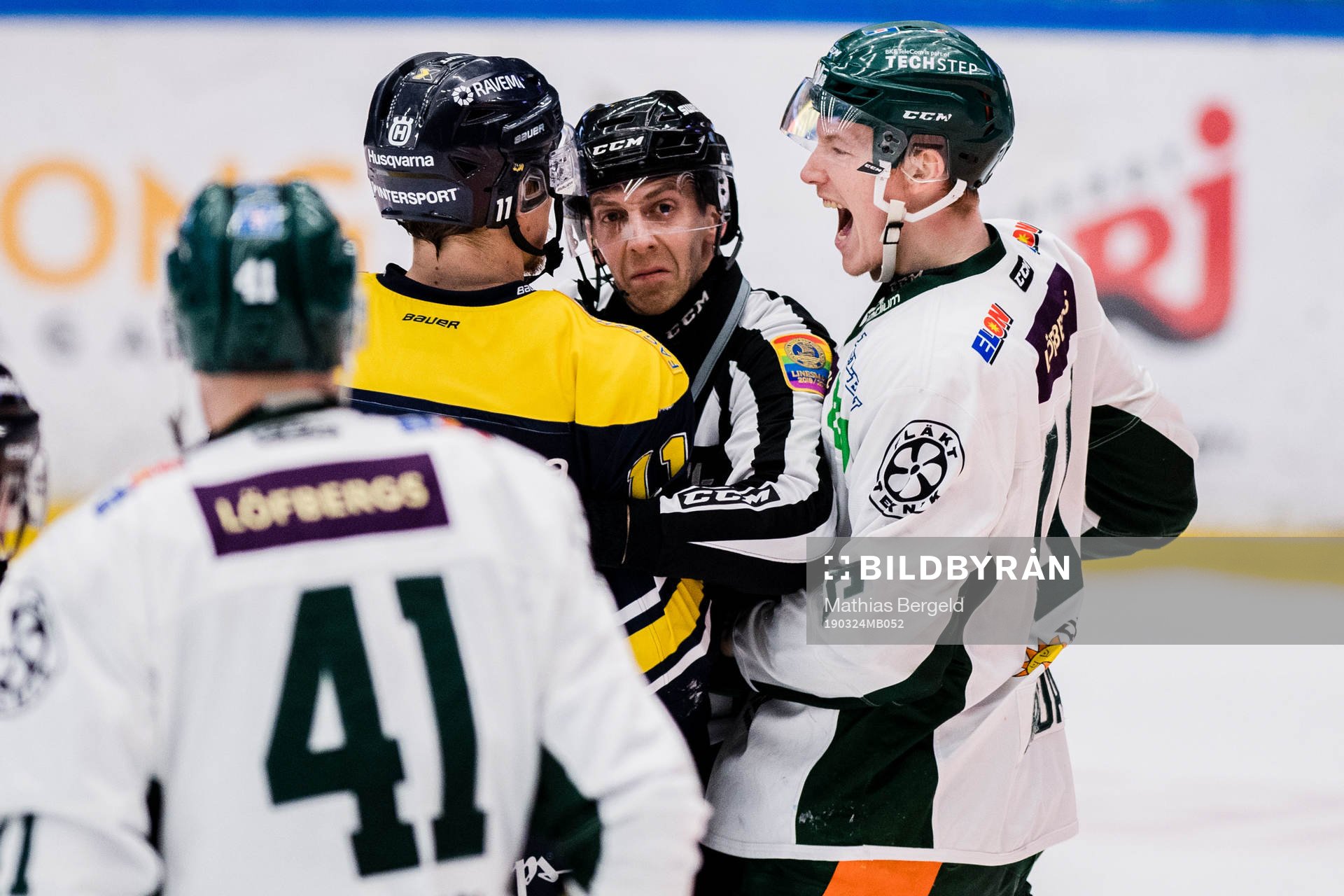 s Simon Önerud och Färjestads Gustav Rydahl