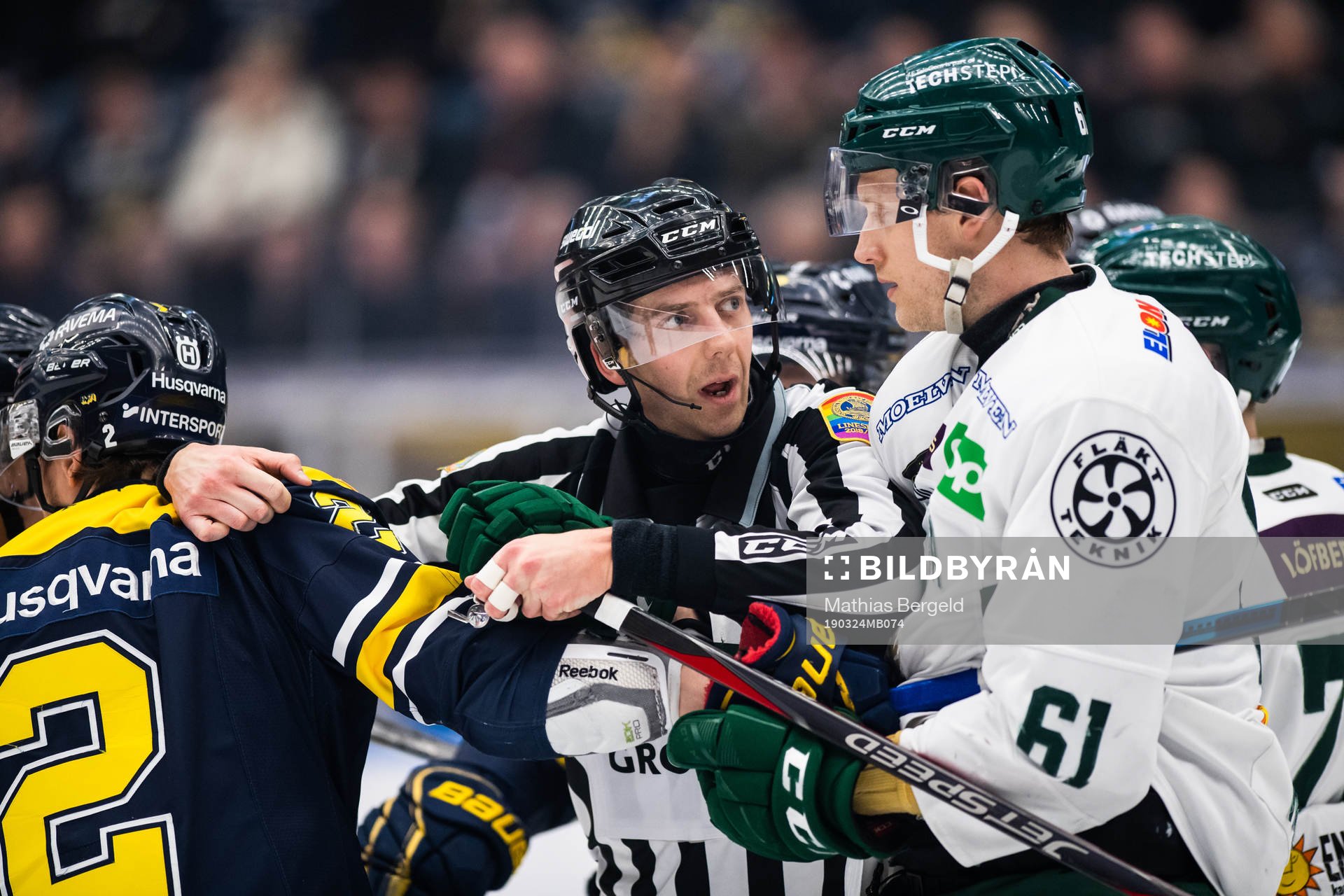s Kristofer Berglund och Färjestads Johan Ryno