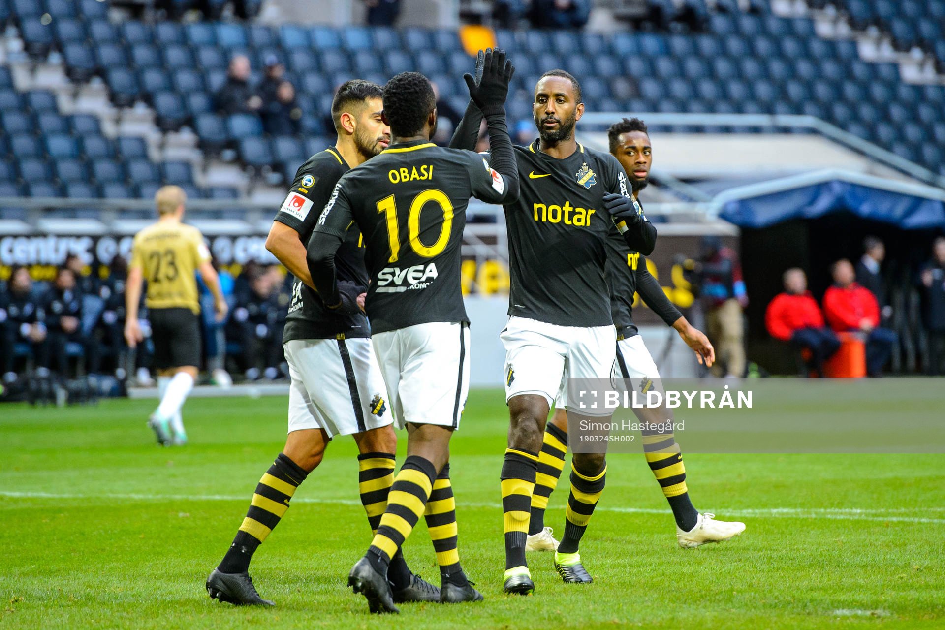 s Chinedu Ogbuke Obasi, Stefan Silva och Henok Goitom