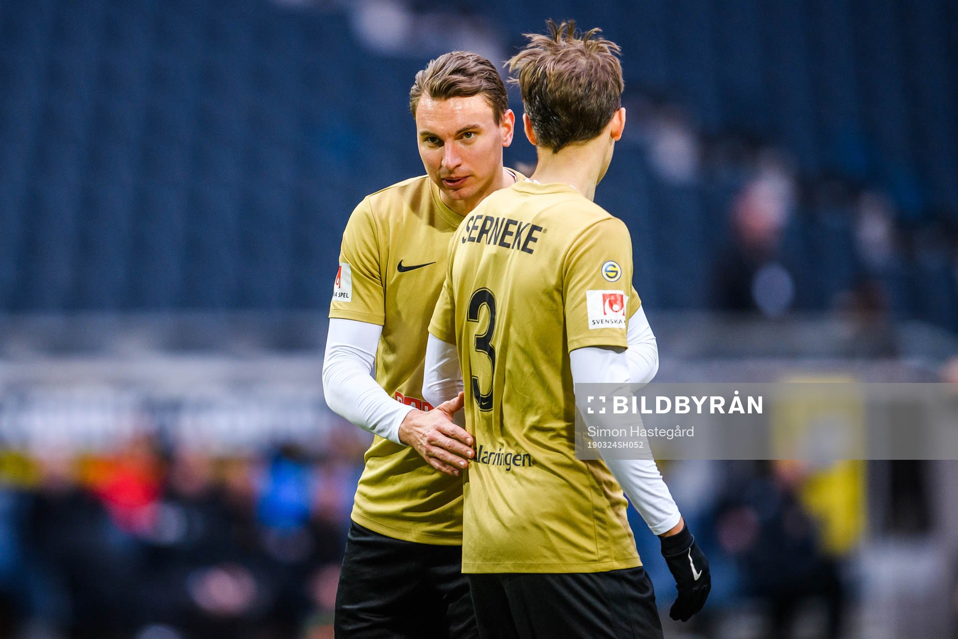 Brommapojkarnas Marcus Hansson och Samuel Svenlén