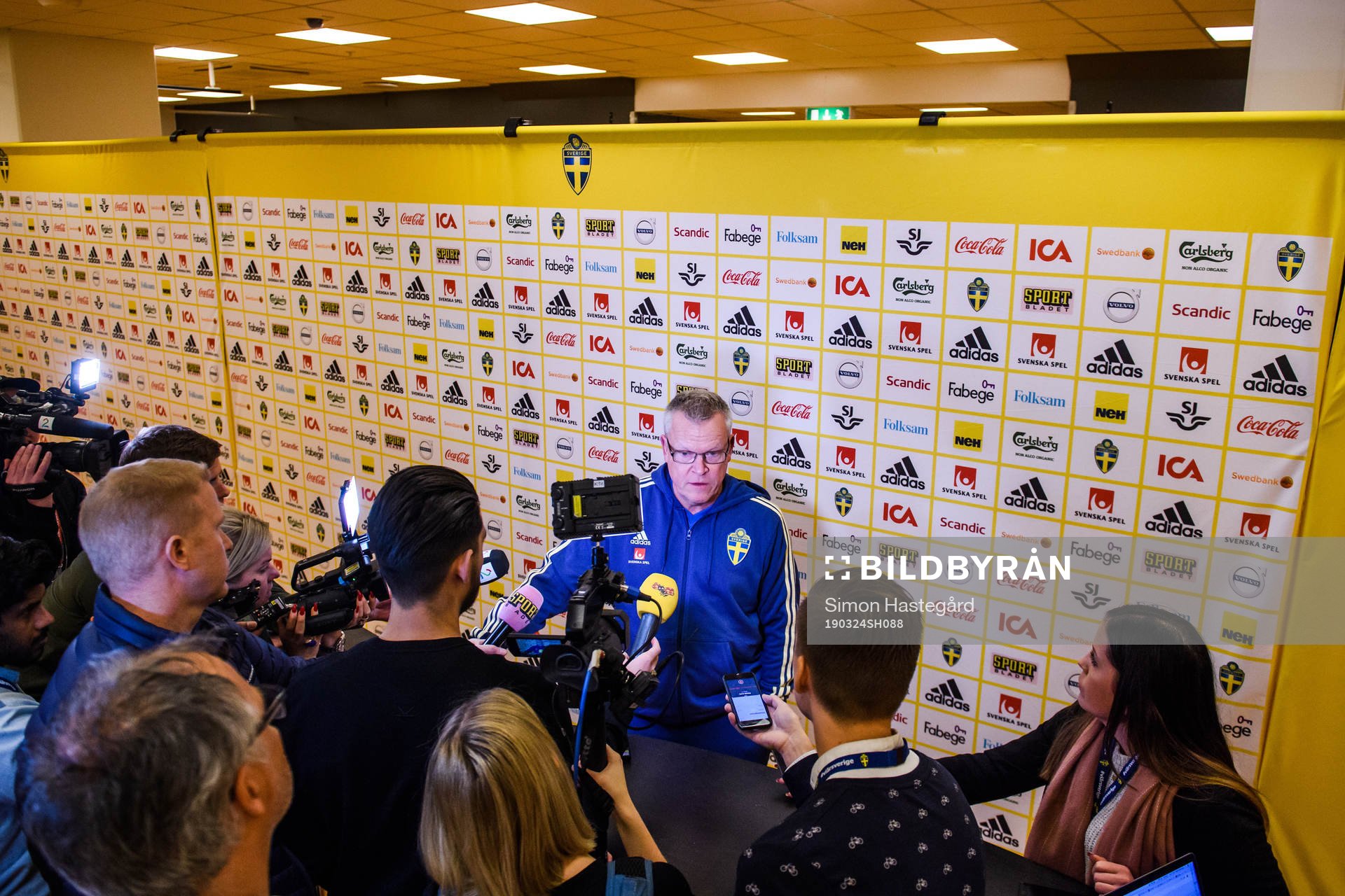 Head coach Janne Andersson of Sweden