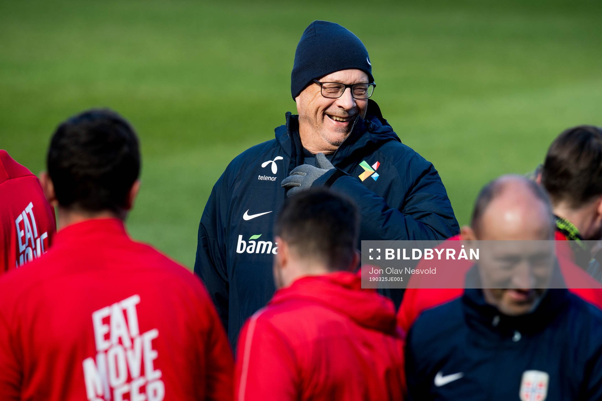 Lars Lagerbäck, head coach of Norway
