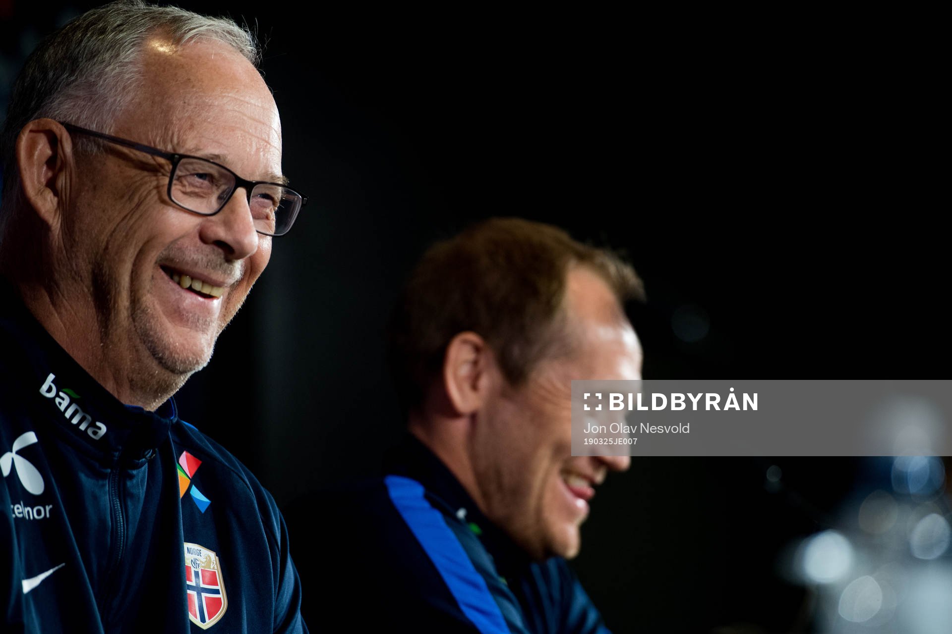 Lars Lagerbäck, head coach of Norway