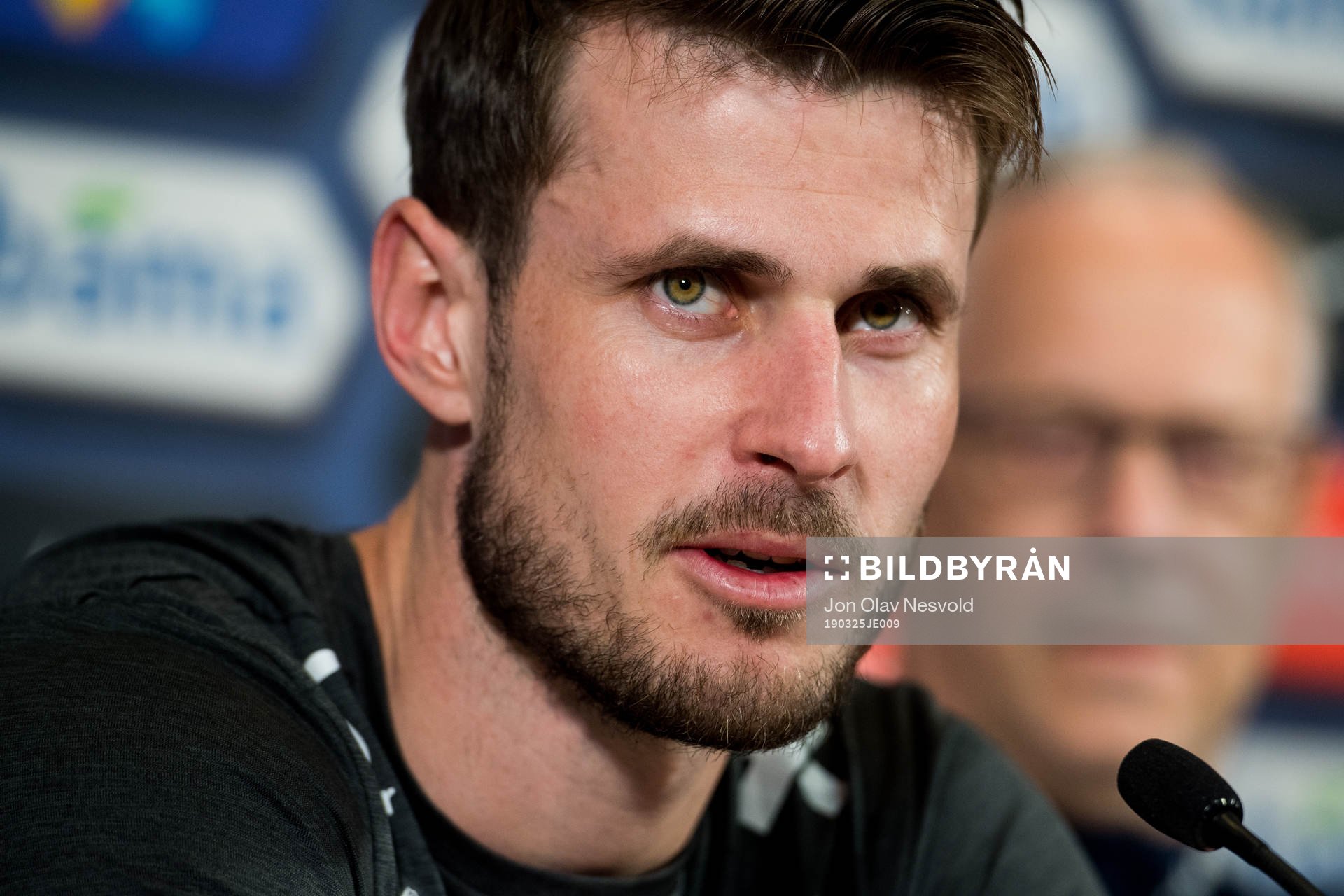 Håvard Nordtveit of Norway during a press conference on March 25, 2019 in Oslo.