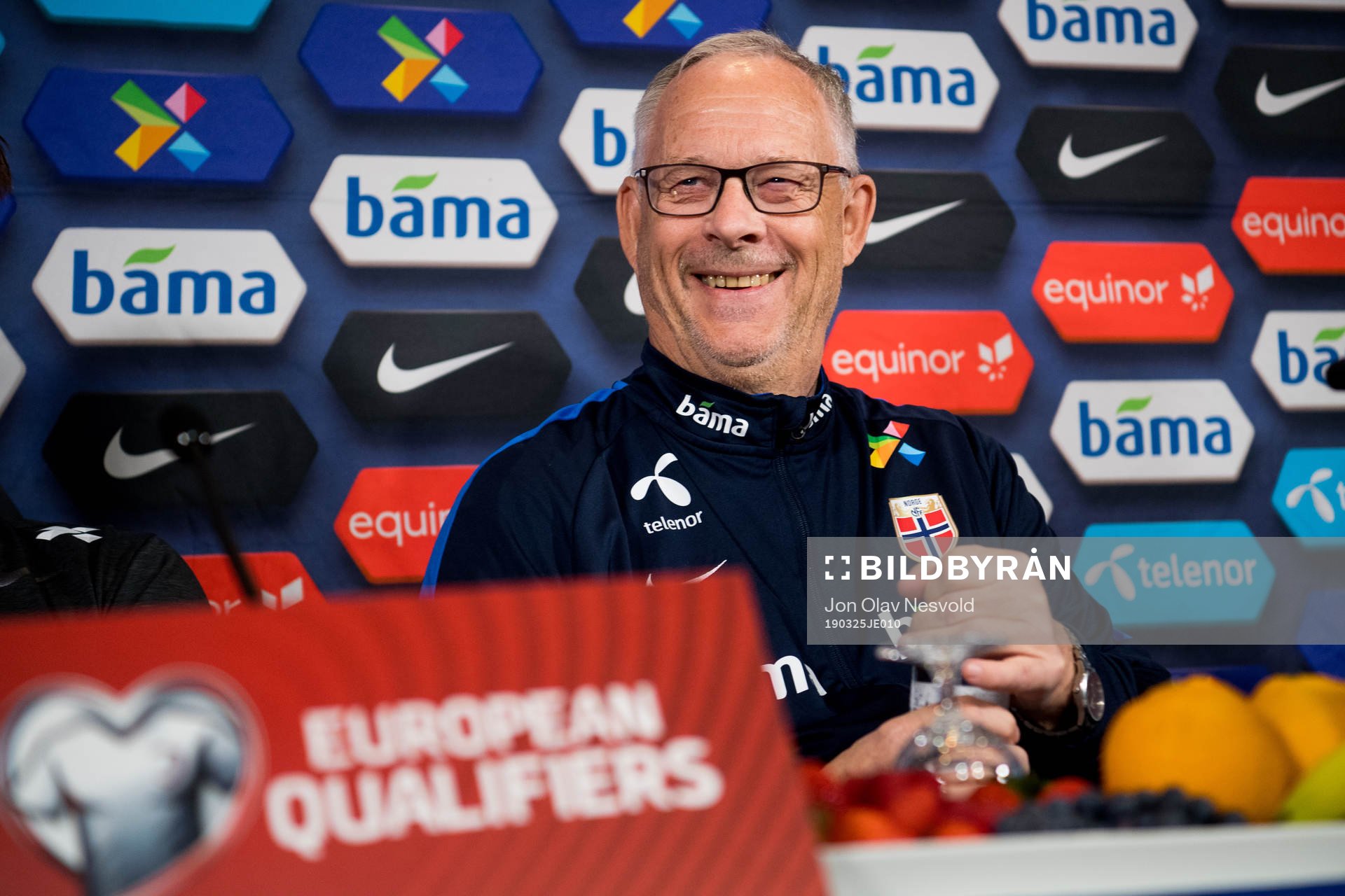 Lars Lagerbäck, head coach of Norway