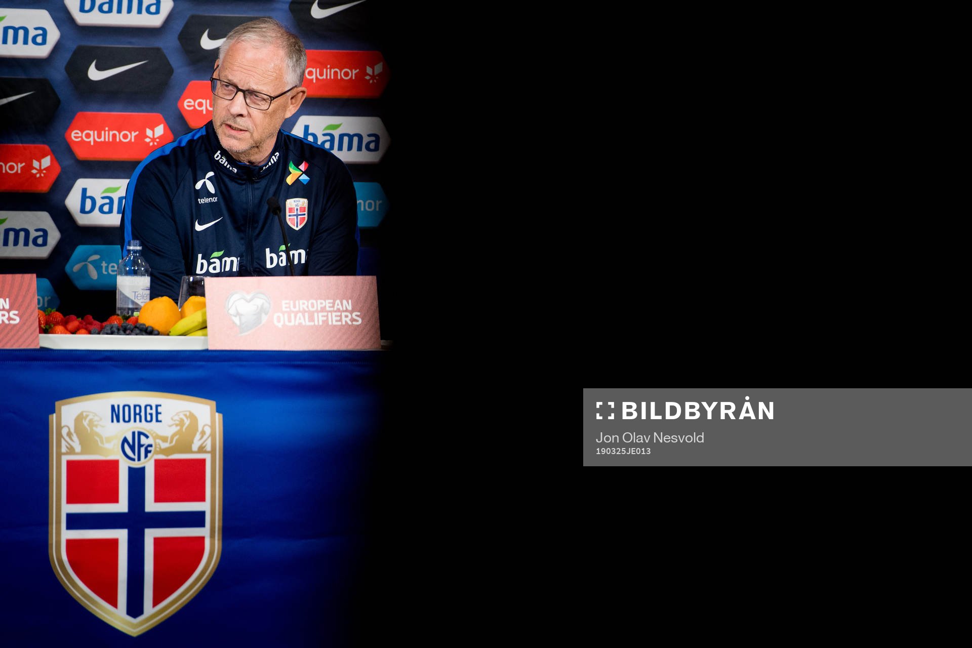 Lars Lagerbäck, head coach of Norway
