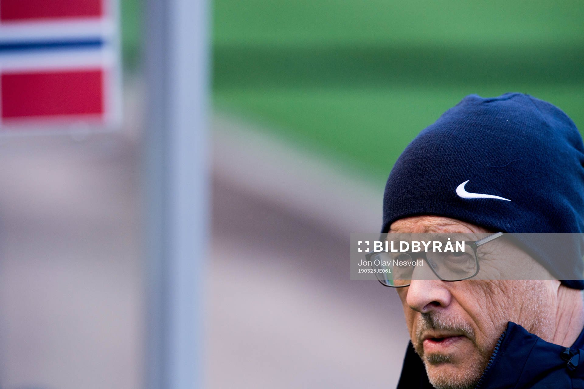 Lars Lagerbäck, head coach of Norway