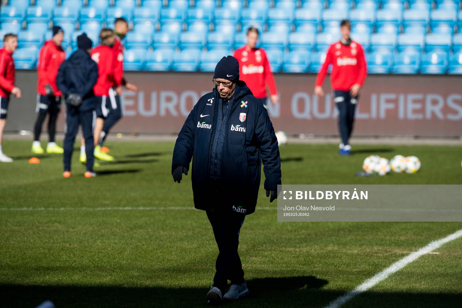 Lars Lagerbäck, head coach of Norway