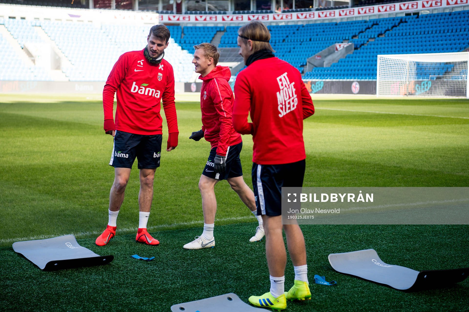 Håvard Nordtveit, Mats Møller Dæhli and Iver Fossum of