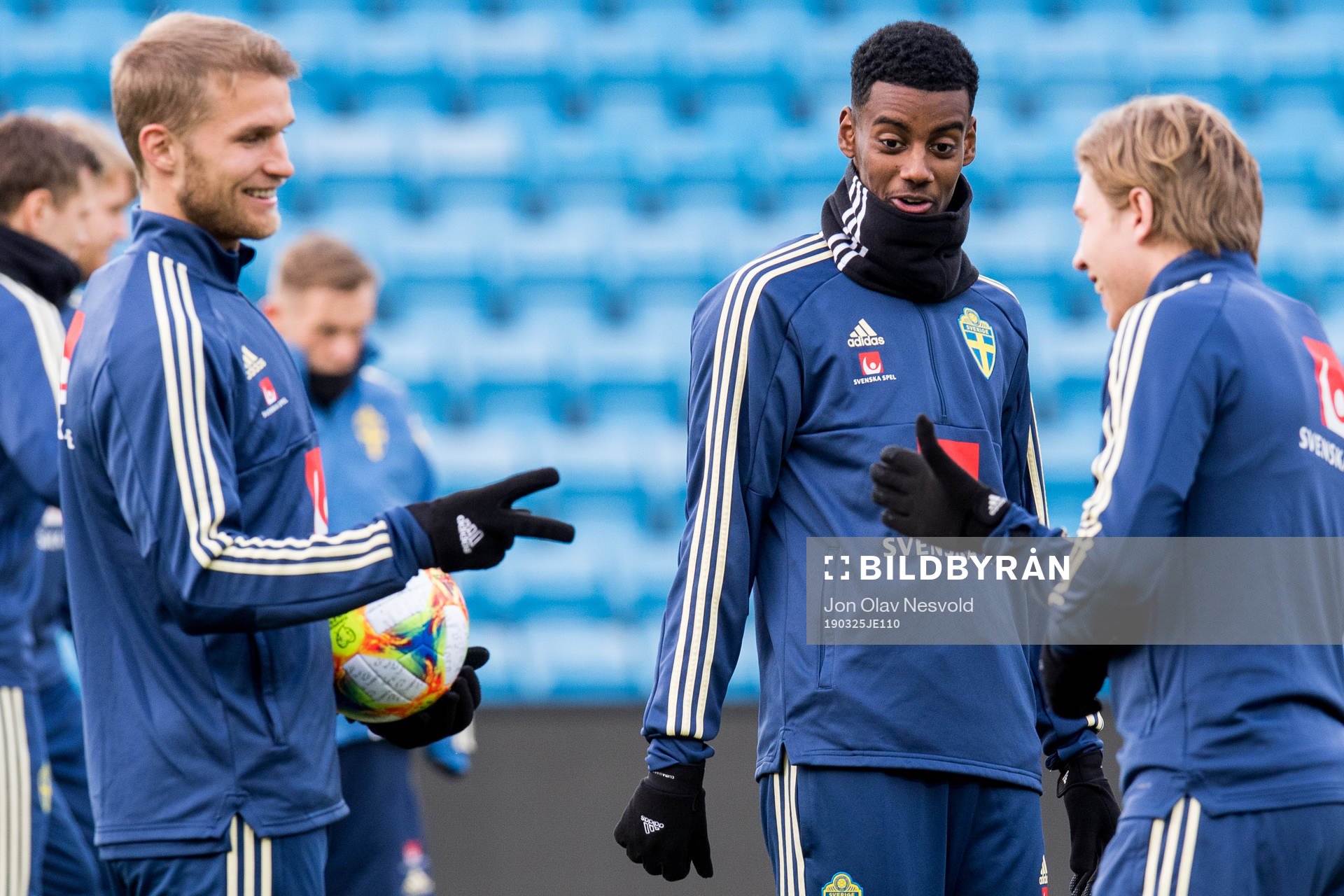 Alexander Isak of the Swedish national football team