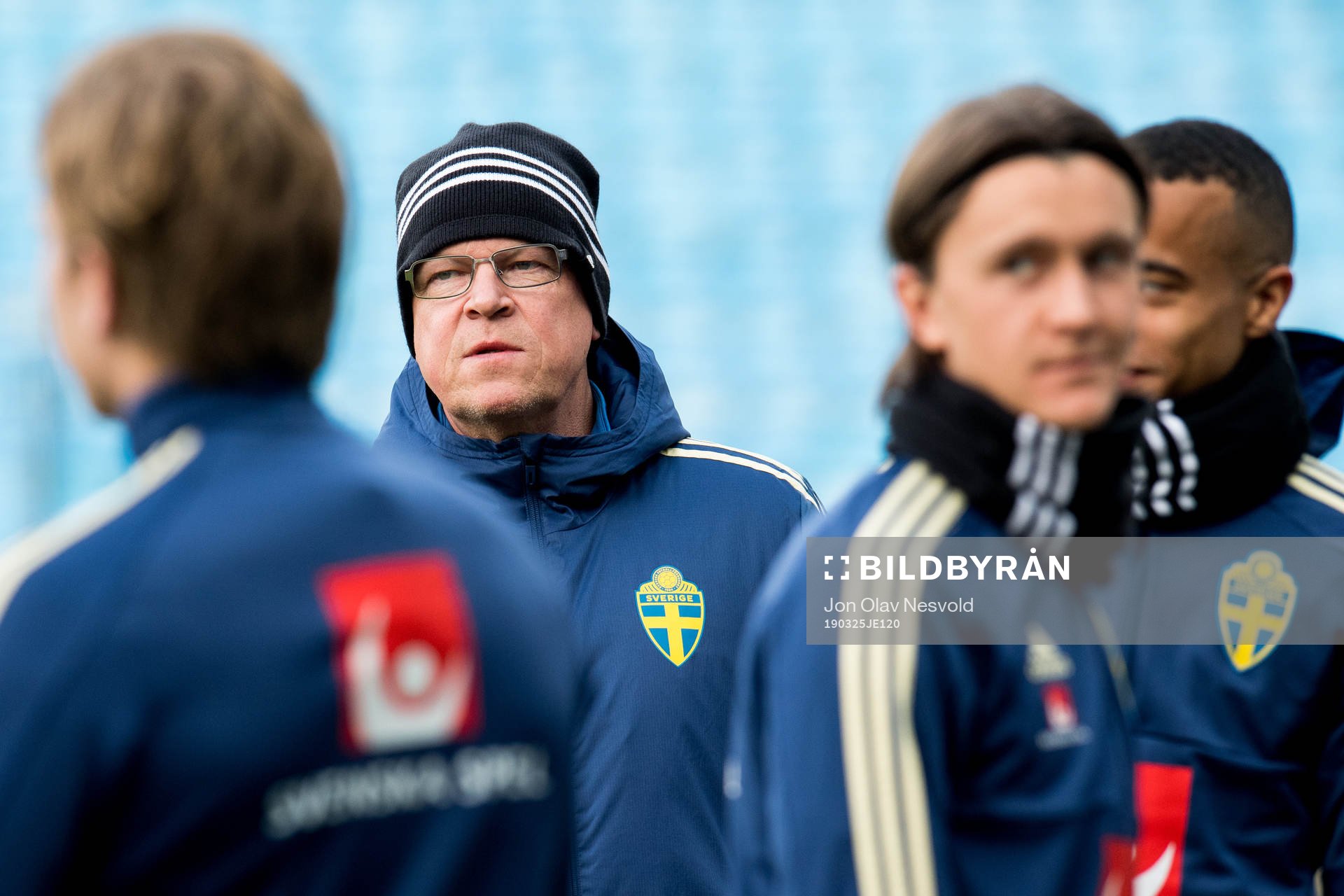 Head coach Janne Andersson of the Swedish national football