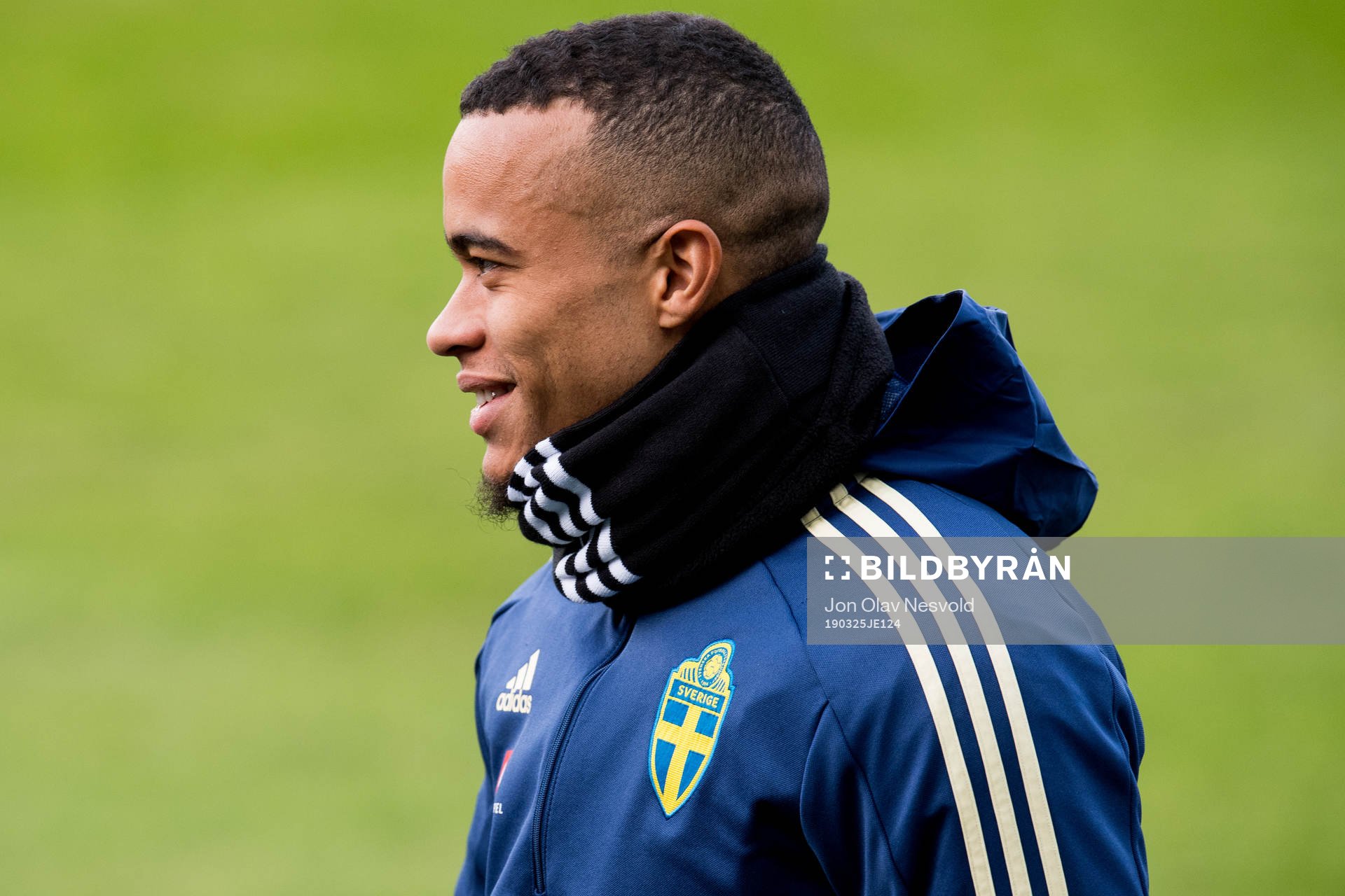 Robin Quaison of the Swedish national football team