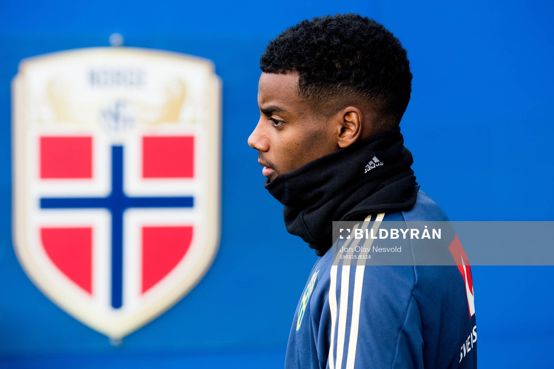 Alexander Isak of the Swedish national football team