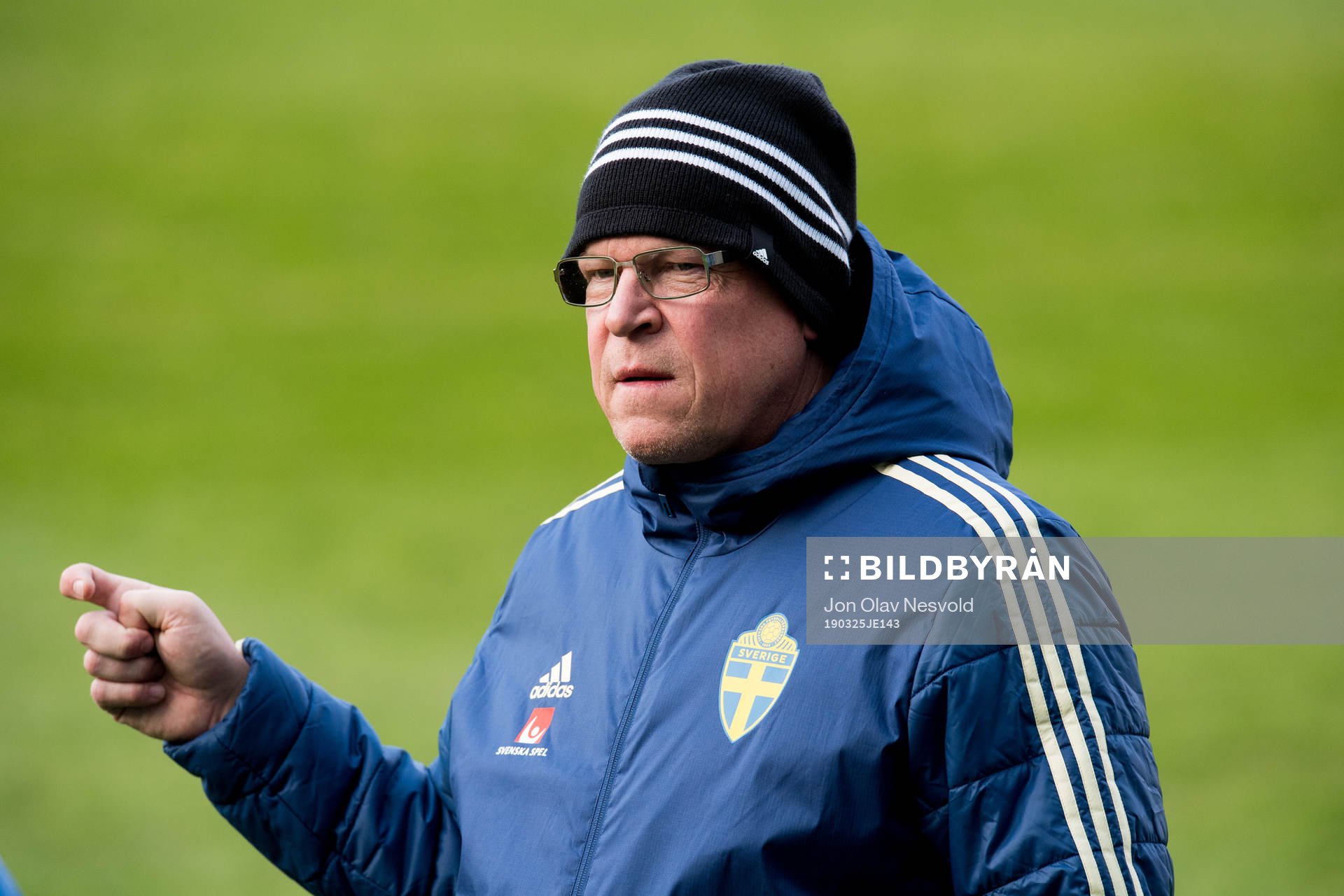 Head coach Janne Andersson of the Swedish national football