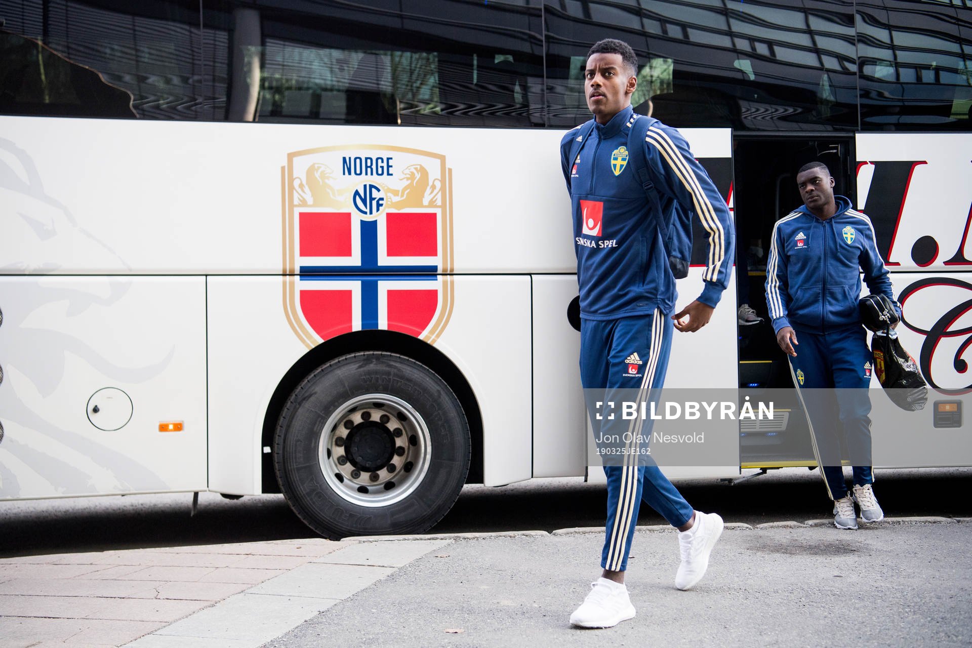 Alexander Isak of the Swedish national football team