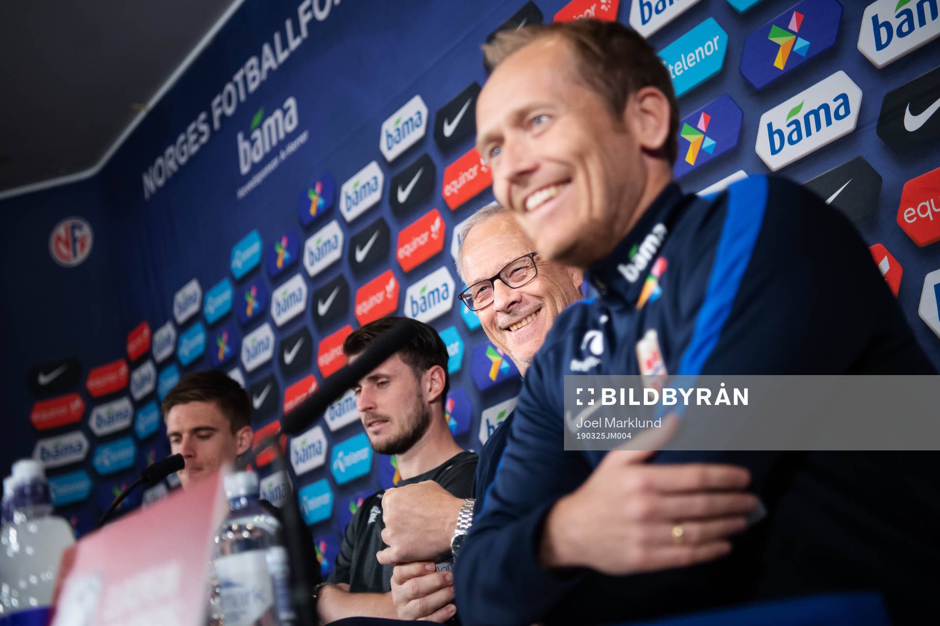 Lars Lagerbäck, head coach of the Norwegian national