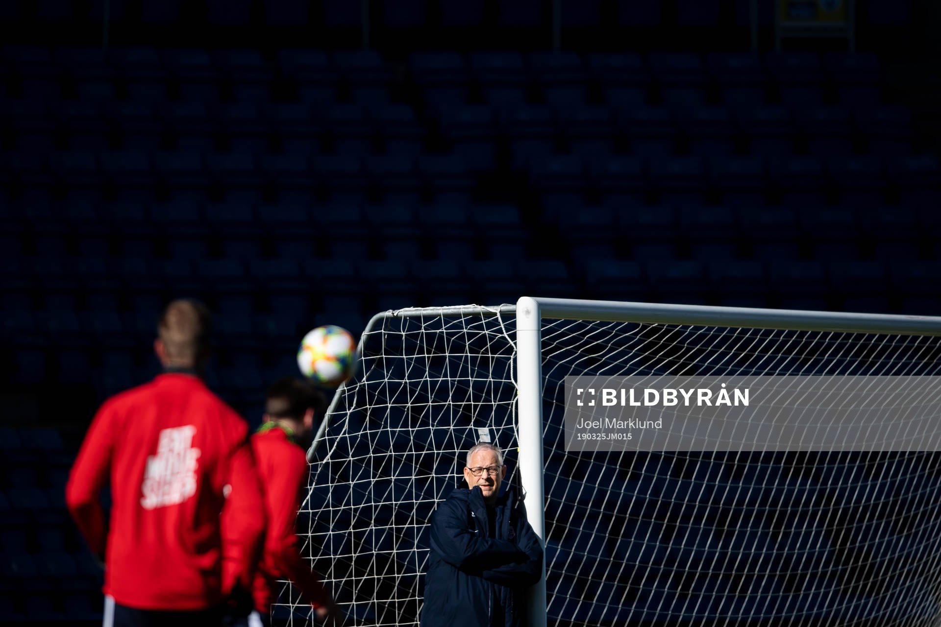 Lars Lagerbäck, head coach of the Norwegian national