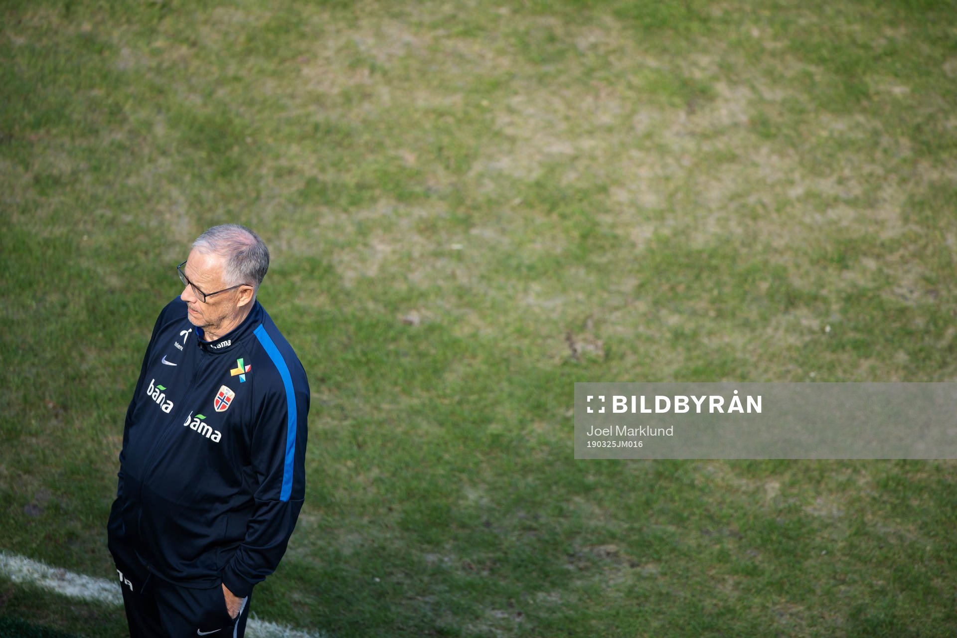 Lars Lagerbäck, head coach of the Norwegian national